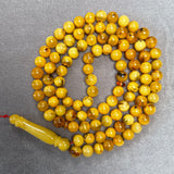 ANTIQUE AMBER ROSARY 9,6mm 48,7g