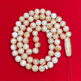 WHITE AMBER ROSARY 11,7mm 63,5g