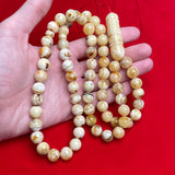 OREO/WHITE AMBER ROSARY 11,7mm 64,1g