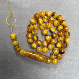 ANTIQUE AMBER ROSARY 10,3mm 32,2g