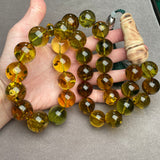 TRANSPARENT AMBER MISBAHA 22mm 198,5g