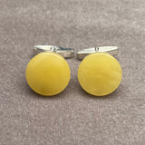 AMBER CUFFLINKS 7,4 G