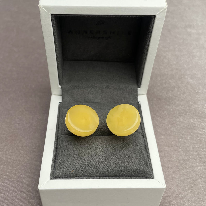 AMBER CUFFLINKS 7,4 G