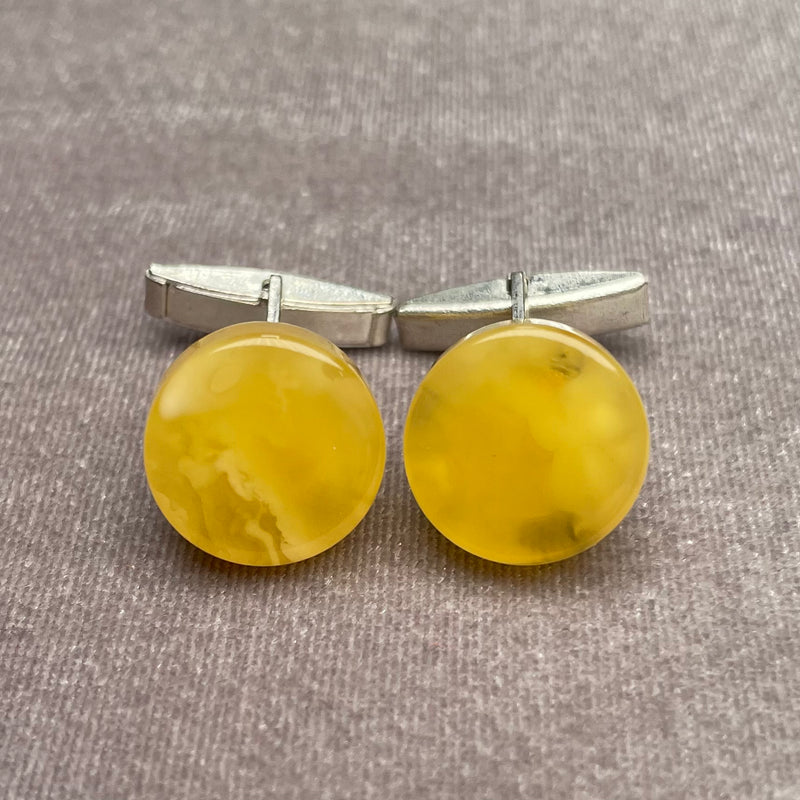 AMBER CUFFLINKS 7,2 G