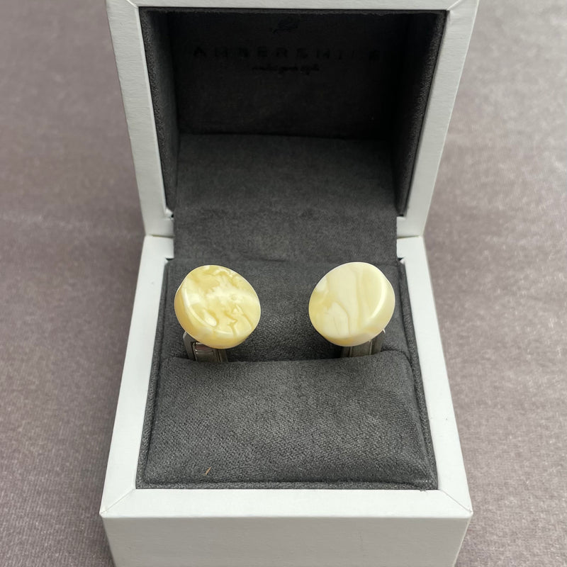 AMBER CUFFLINKS 6,8 G
