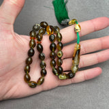 BLACK AMBER ROSARY 8,3x11,7mm 20,5g