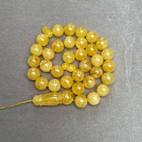 YELLOW AMBER ROSARY 14,6mm 63,4g