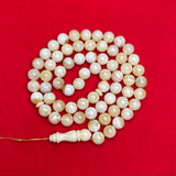 WHITE AMBER ROSARY 10,3mm 41,3g