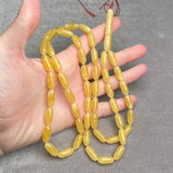 *YELLOW AMBER ROSARY 7,3x17,2mm 32g