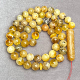 YELLOW AMBER MISBAHA 16,8mm 157,9g