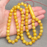 YELLOW AMBER MISBAHA 10,8mm 48,3g