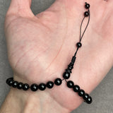 BLACK BRACELET MISBAHA 6,4mm 4,8g