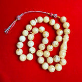 Islamic 33 Prayer Beads Tasbih Misbaha Natural Baltic Amber 12.7mm 47.1g