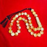 *HONEY WHITE AMBER MISBAHA 13.6mm 58g