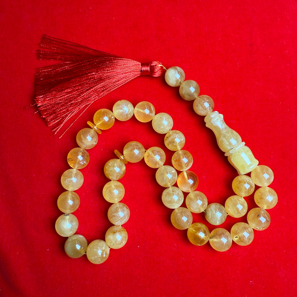 Islamic 33 Prayer Beads|Tasbih Misbaha Natural Baltic Amber 14mm 64.7g