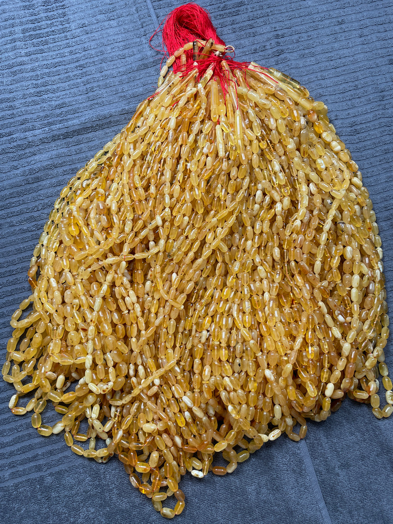 YELLOW AMBER MISBAHA 6-10mm