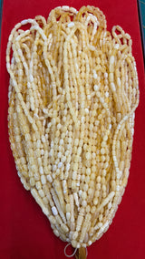 WHITE AMBER MISBAHA 6-10mm 1382g