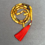 ANTIQUE AMBER MISBAHA 5,5x11,6mm 11g