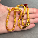 ANTIQUE AMBER MISBAHA 5,5x11,6mm 11g