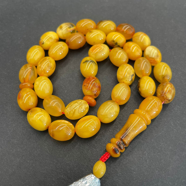 ANTIQUE AMBER ROSARY 9,1x4,9mm [0103651]